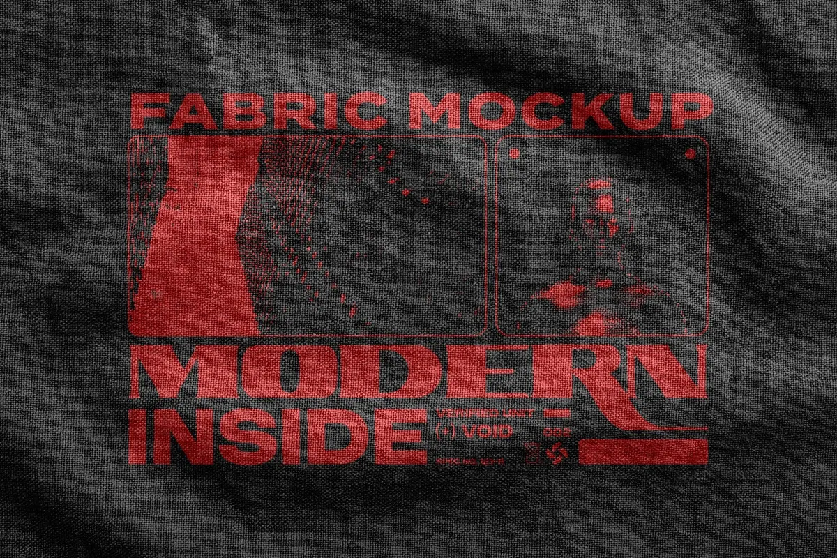 Fabric Print Mockup