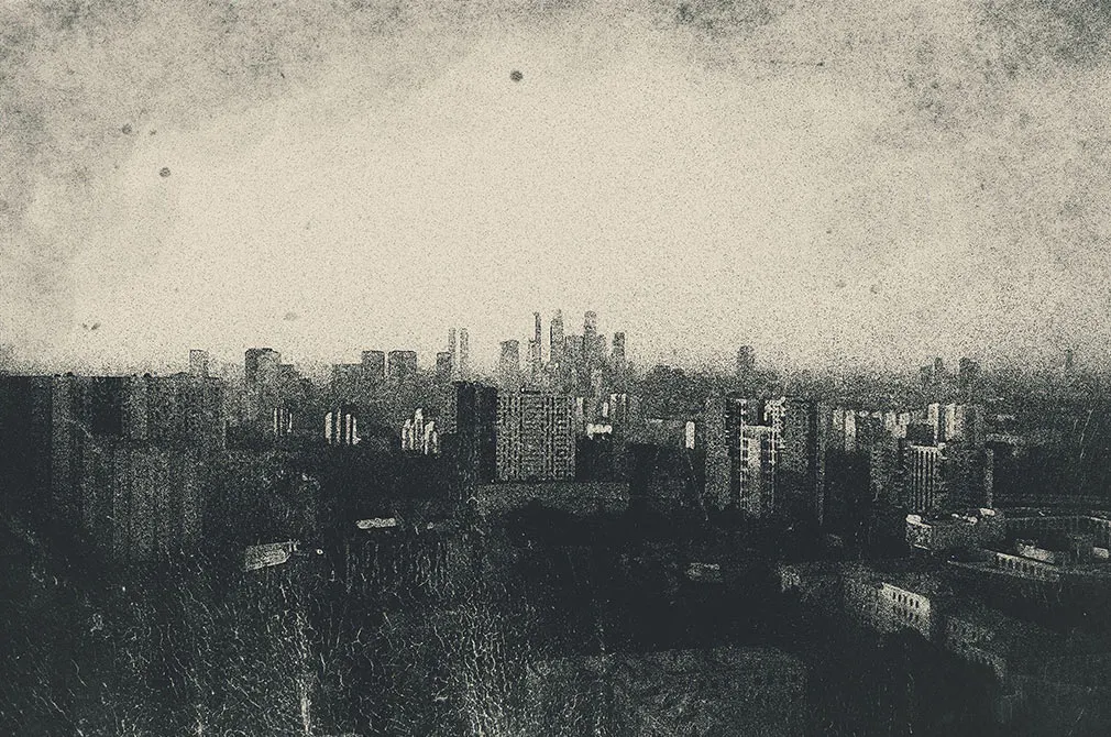 Vintage Risograph Photo Effect