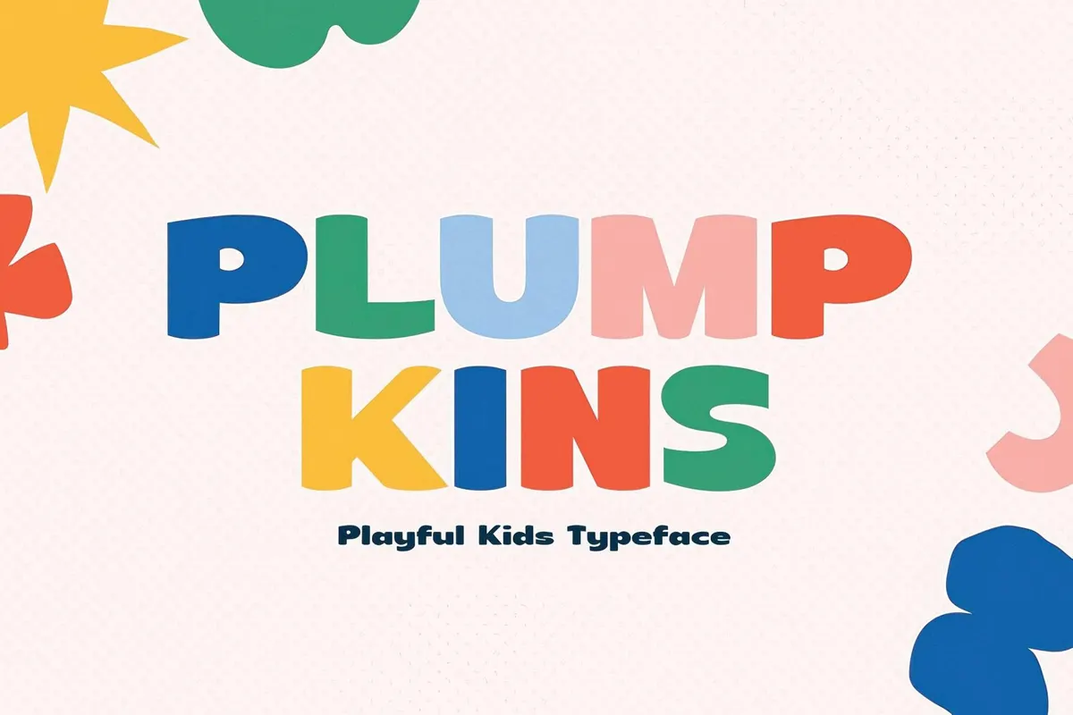 Plumpkins - Playful Kids Typeface