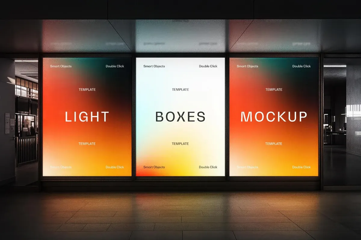 Lightbox Banners Mockup