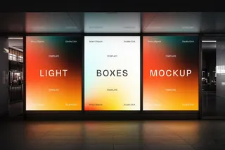 Lightbox Banners Mockup