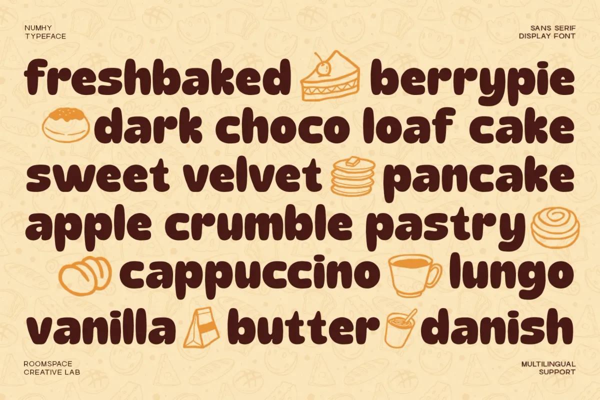 Zavo Sans – Playful Food Branding Font