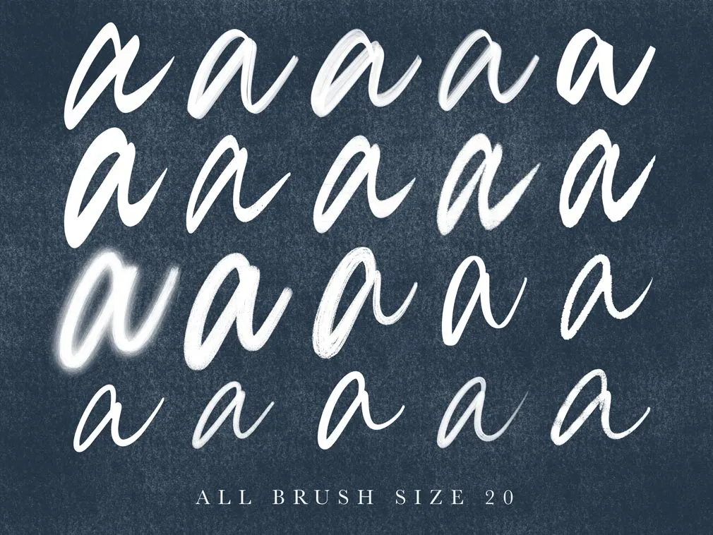 Calligraphy Procreate Brush