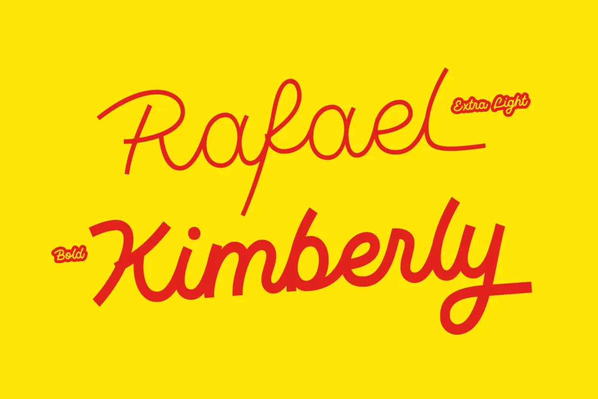 Monotail Script - Monoline Script Font Family