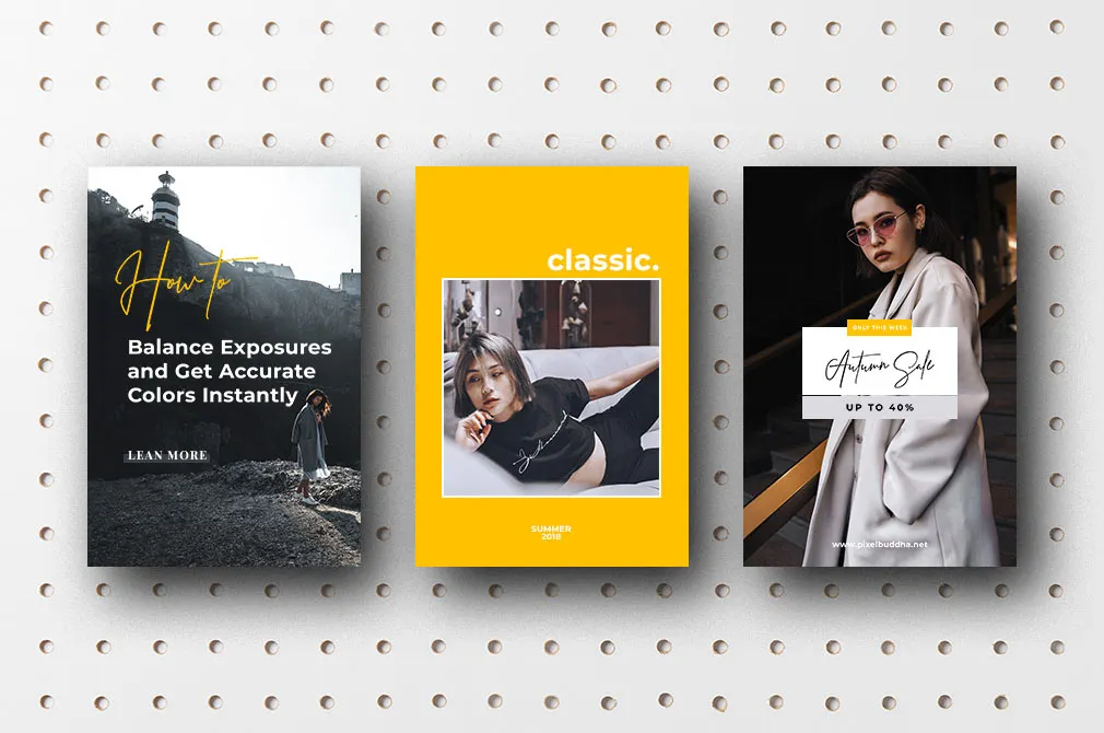 Pinterest Social Media Templates