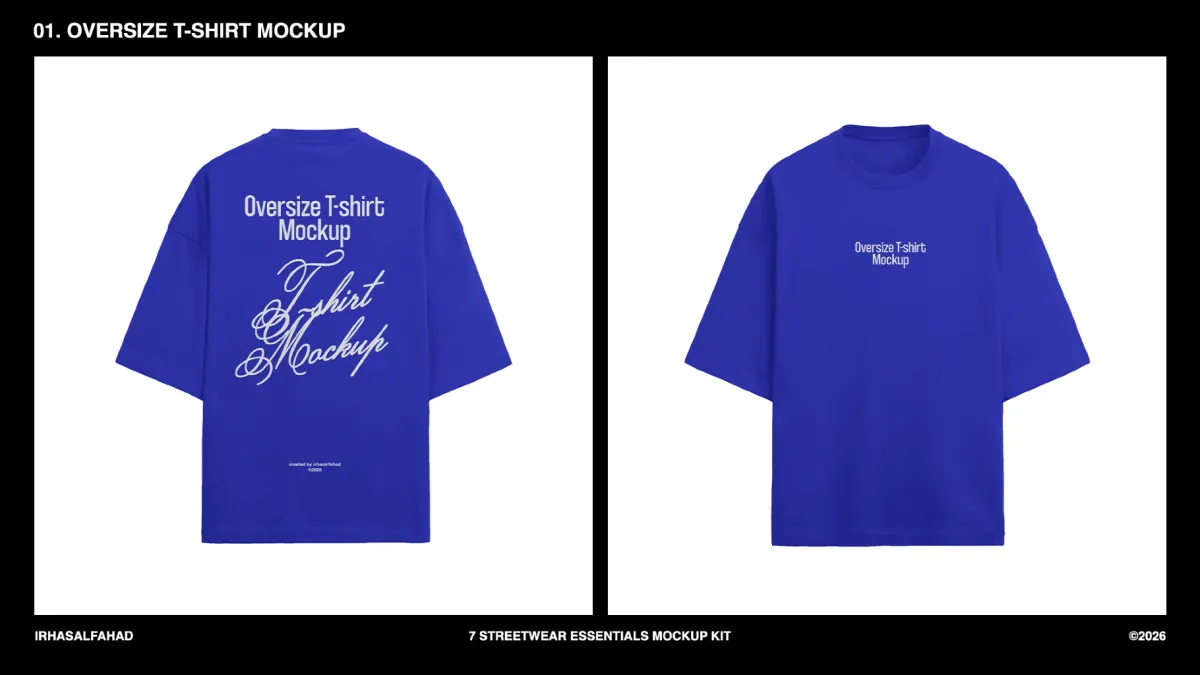 Streetwear Apparel Mockup Collection