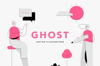 Ghost Vector Illustrations
