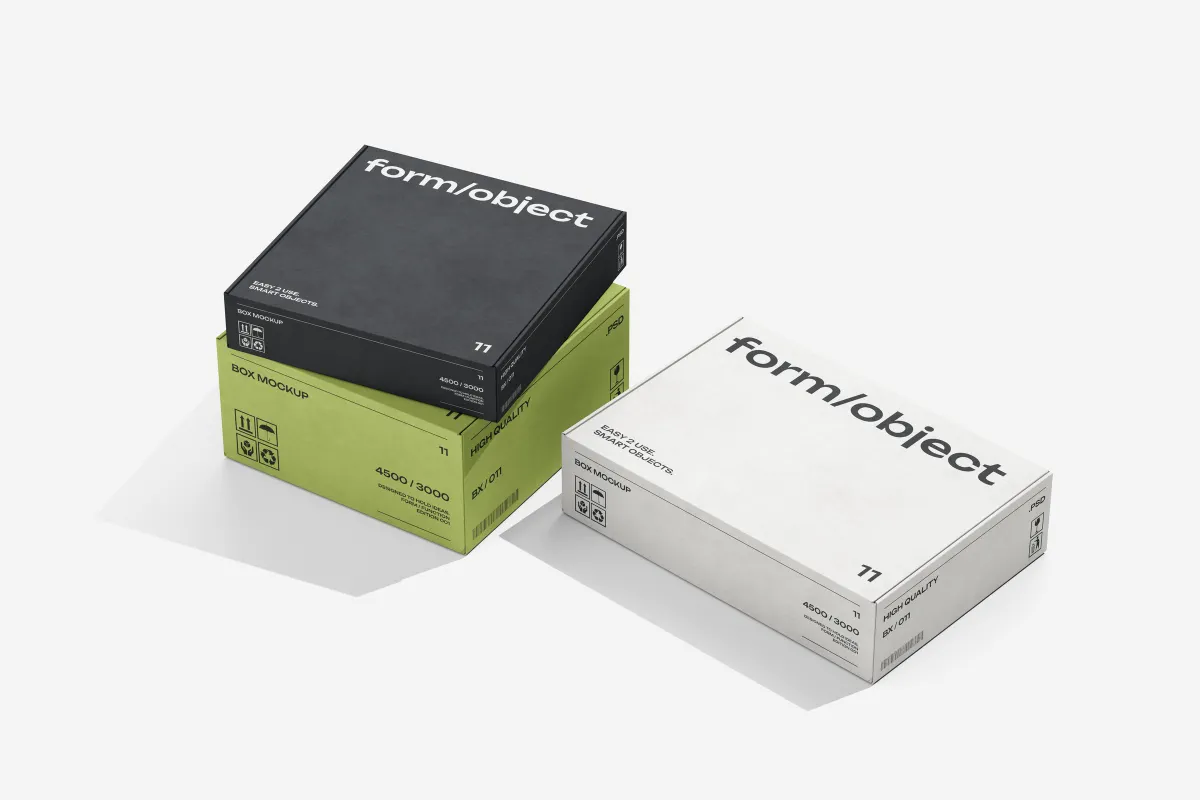 50-in-1 Box Mockup Bundle