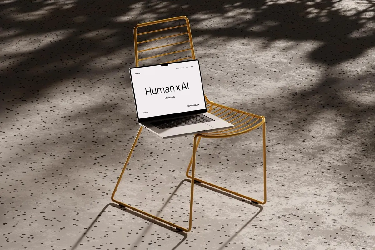 Outdoor MacBook Mockup