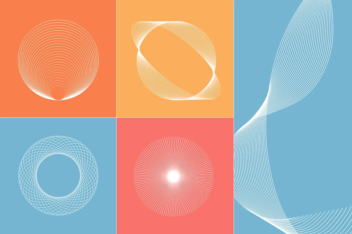 Abstract Twirls Elements Pack
