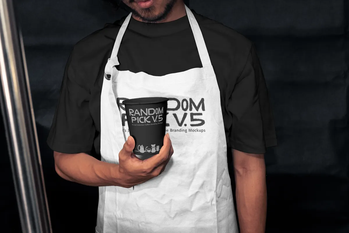 Restaurant Uniform Branding Mockup
