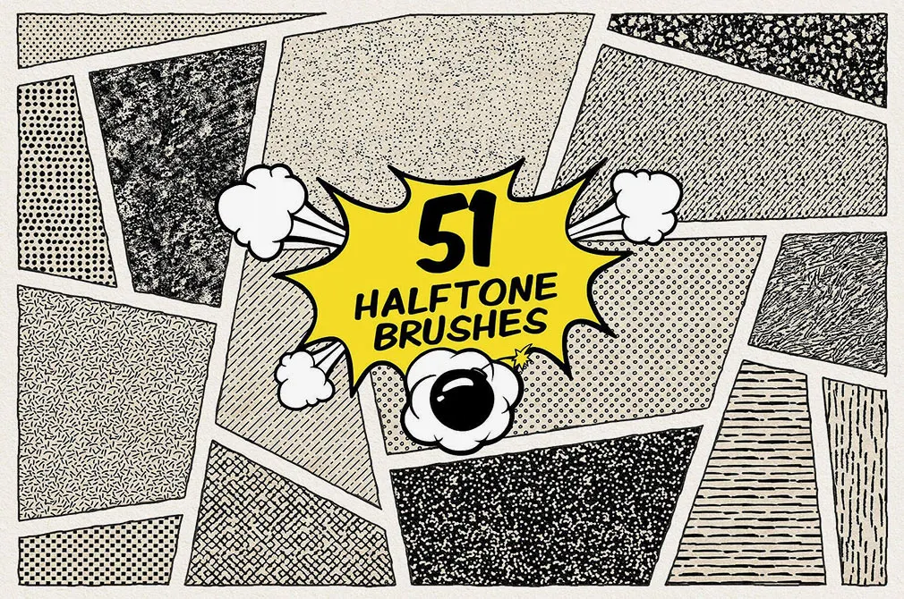 Retro Comics Procreate Brushes