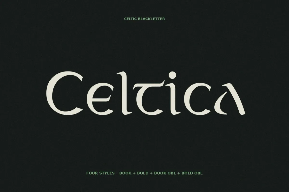 Celtica - Fantasy Font Family