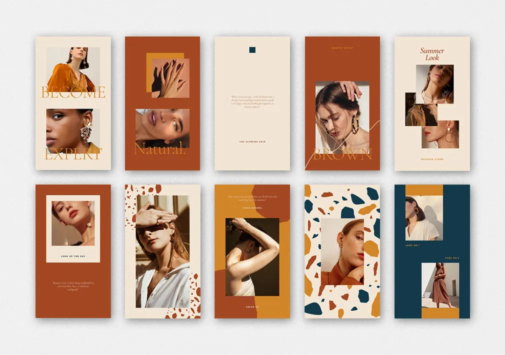 Brown Instagram Templates