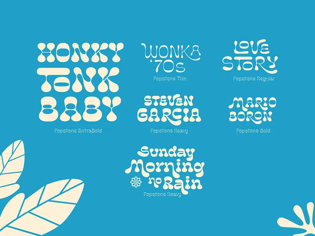 Popstone Display Font