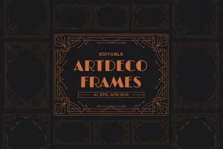 Art Deco Frames Collection