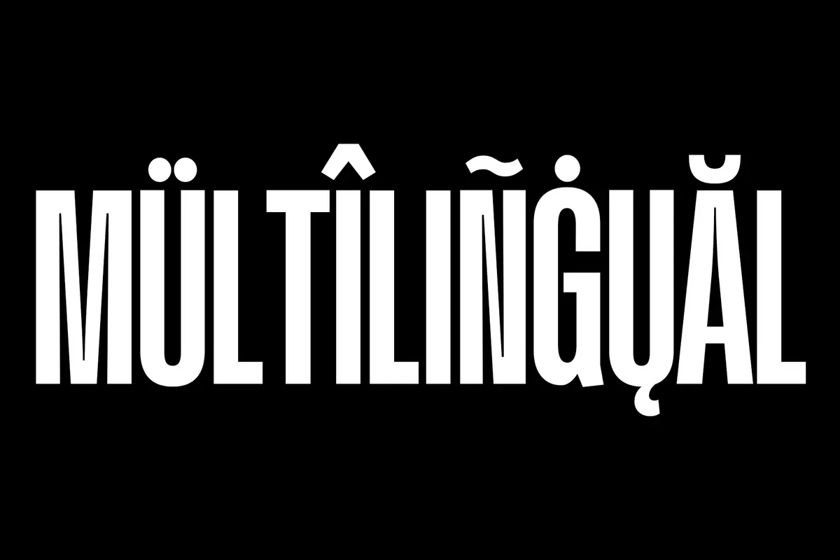 Kimotto Condensed - Bold Sans Serif Font