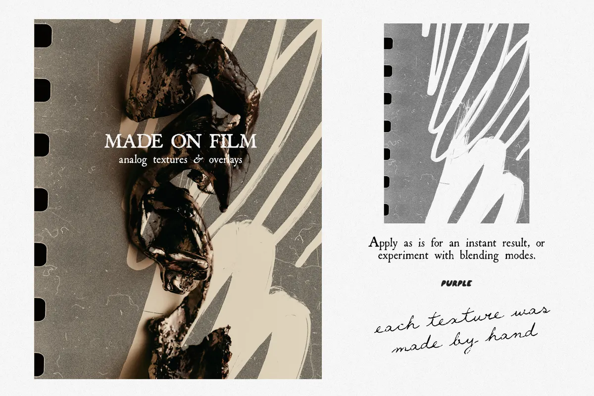 Made on Film: Analog Textures & Overlays