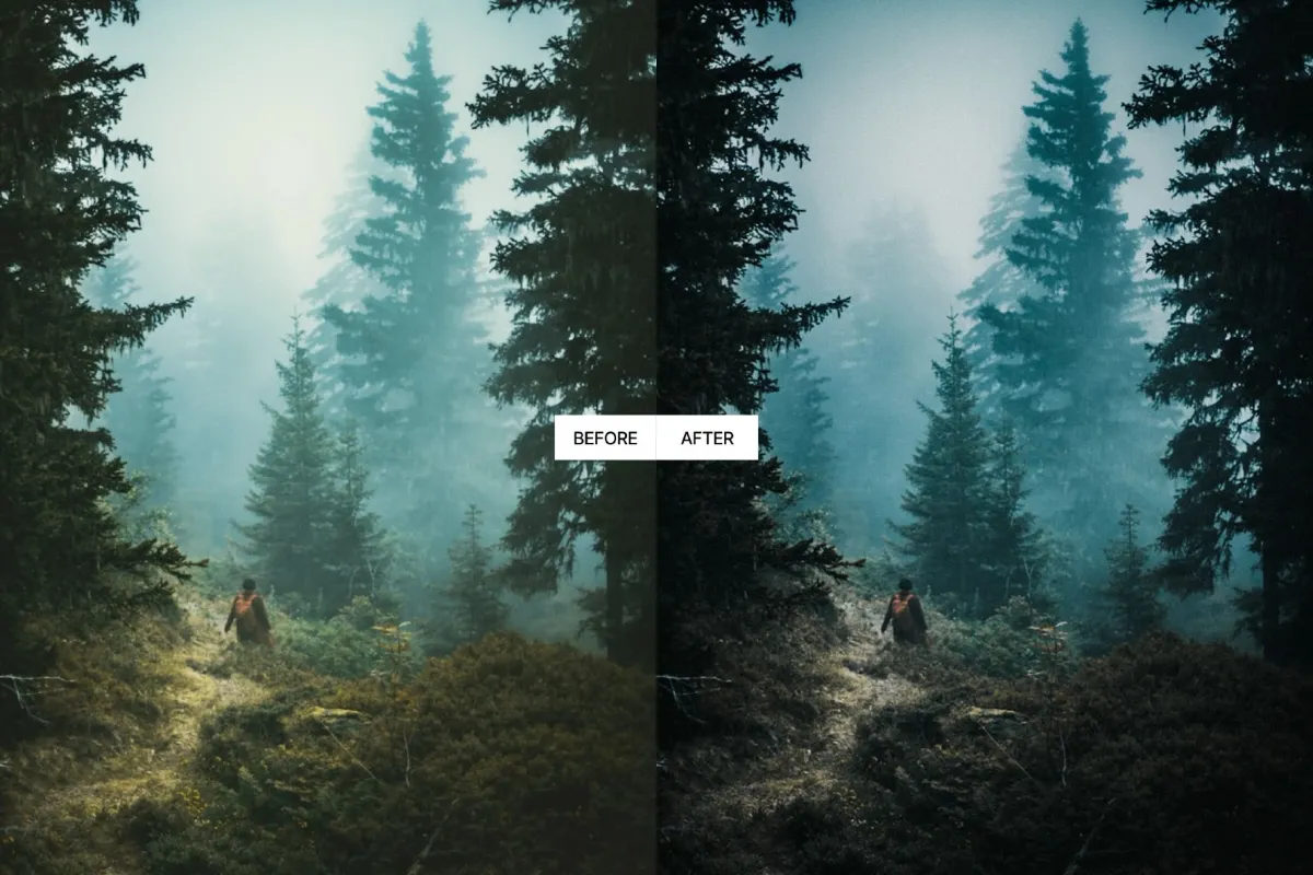 Cold Blue Cinematic Lightroom Presets