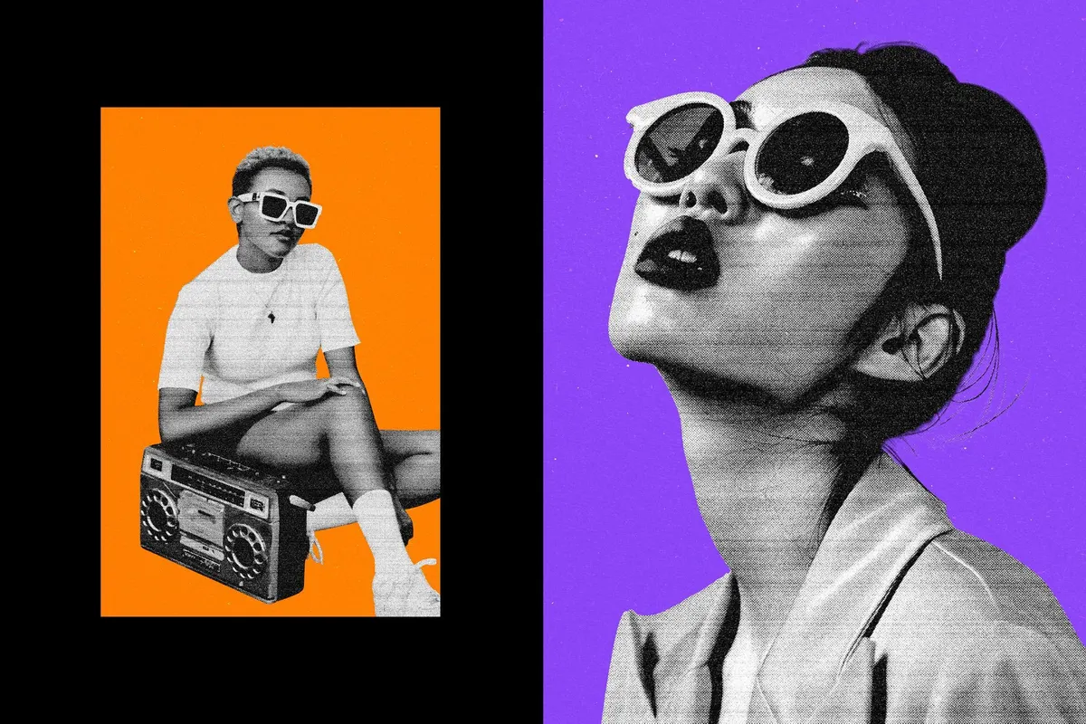 Photocopy Collage Photo Effect