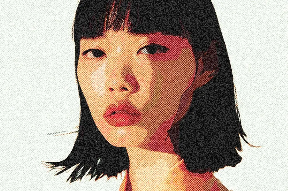 Noise Halftone Photo Effect