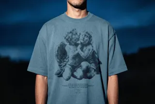 Nighttime T-Shirt Mockup