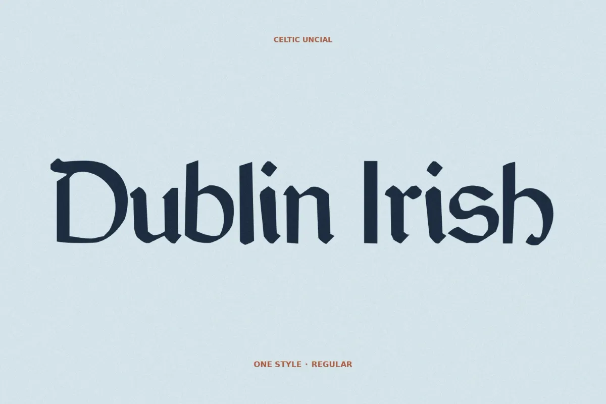 Dublin Irish Font