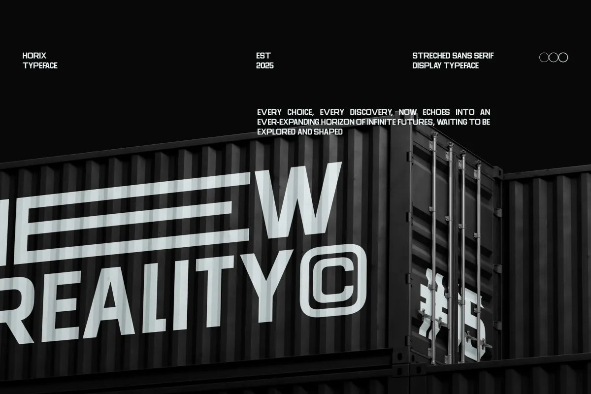 Horix - Modern Wide Sans Serif Font