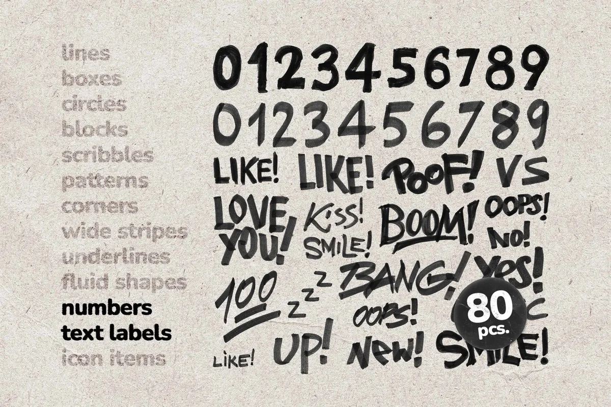 1300+ MARKER ELEMENTS