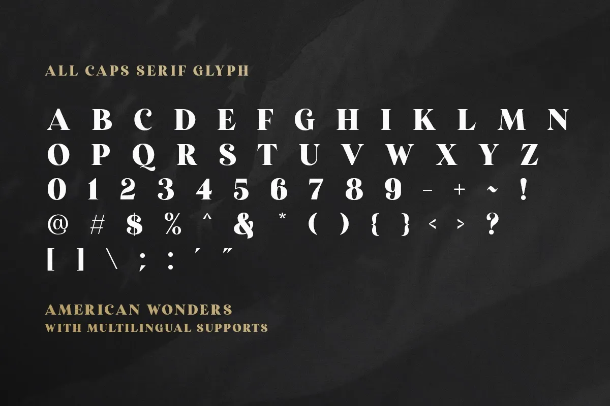 American Wonders - Font Duo