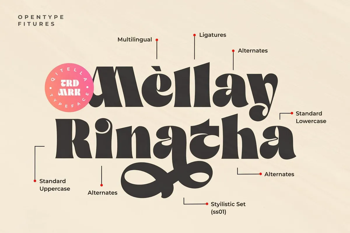 Qitella Modern Stylist Font