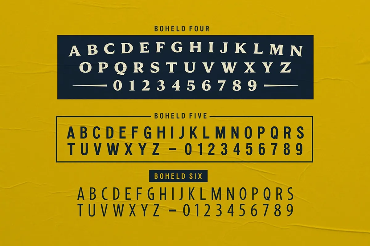 Boheld Font Collection