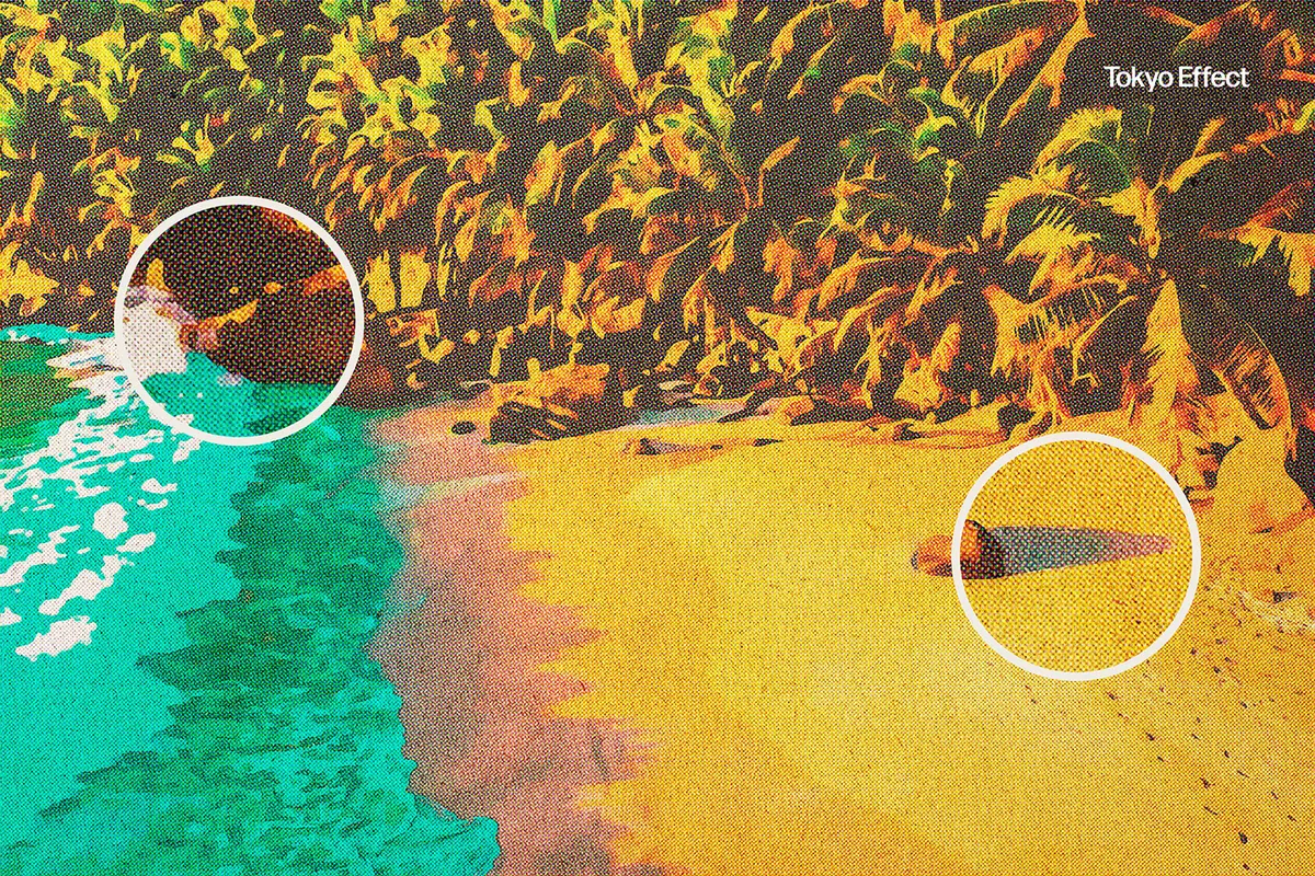 Vintage Postcard Photo Effect