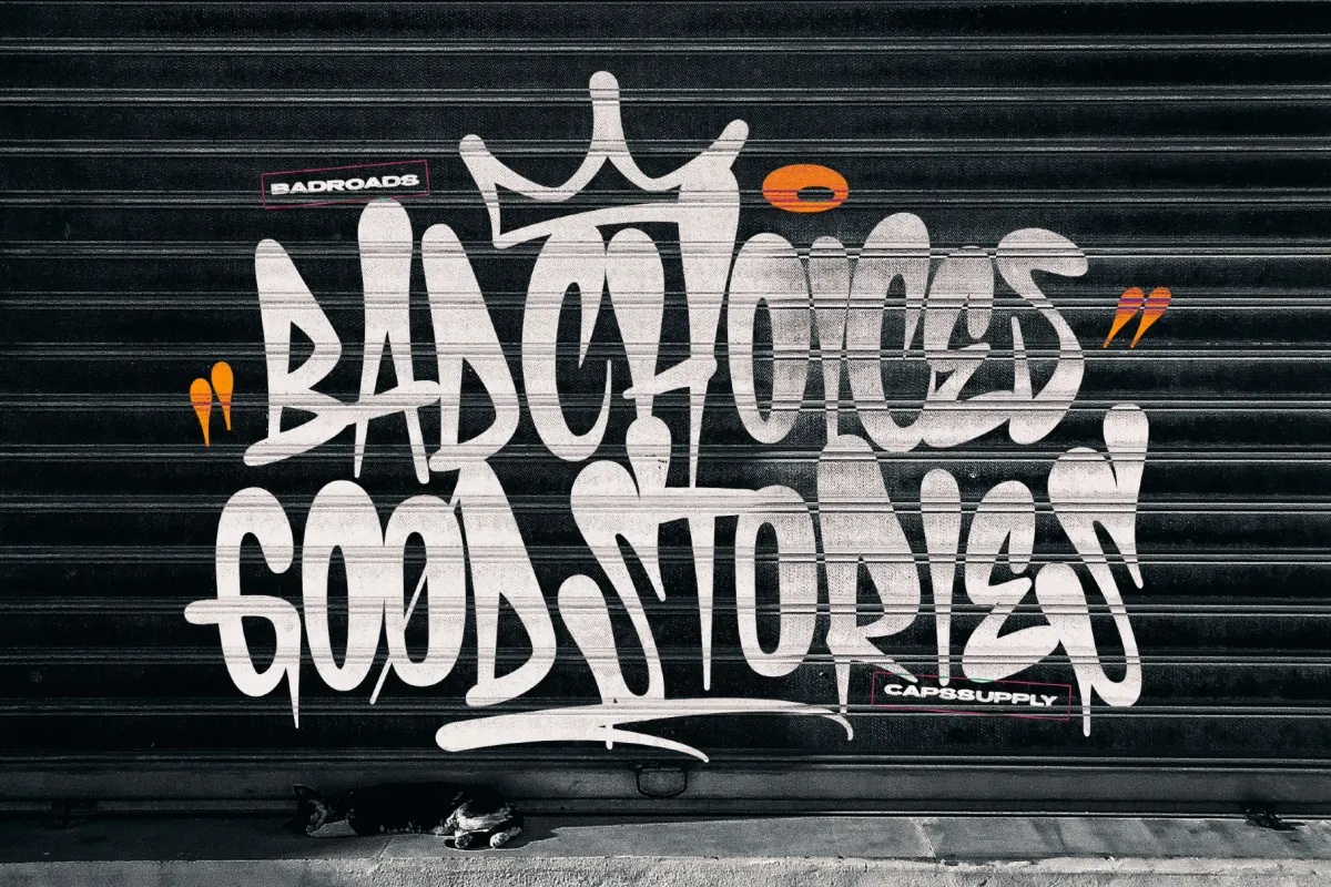 Snaxons - Fat Cap Graffiti Font
