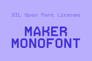 Maker Mono Font