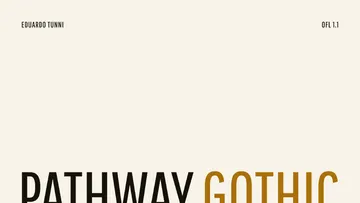 Pathway Gothic One - Free Condensed Sans