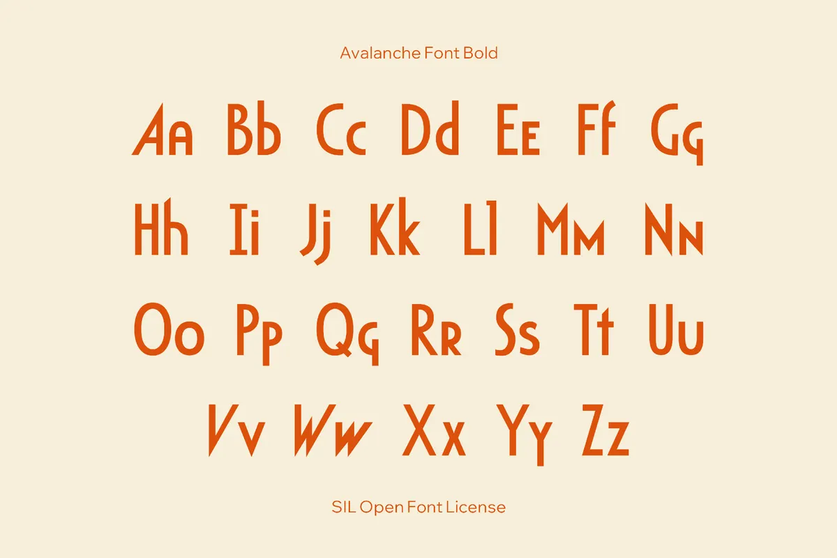 Avalanche Font