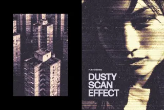 Dusty Scan Photo Effect