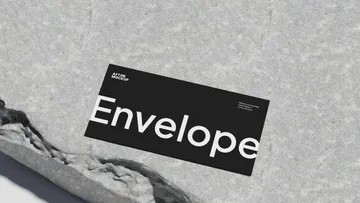 HASNIA Envelope Mockup