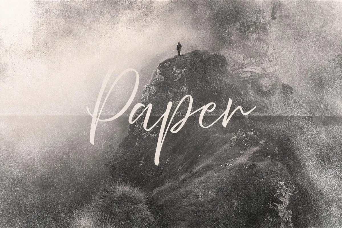 Old Paper Photo Effect