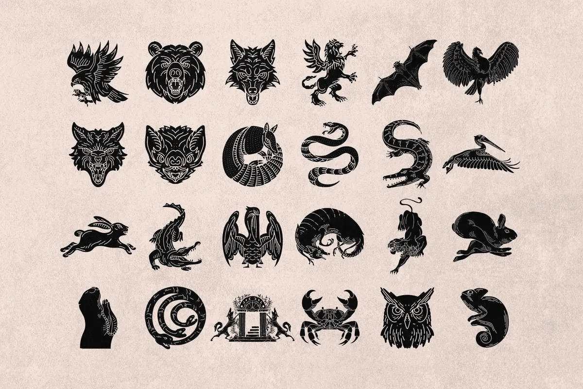 Vintage Logo and Badge Collection