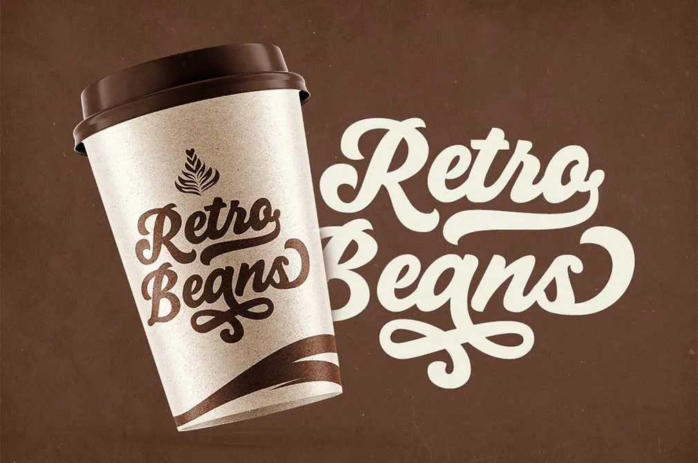 Retro Cooper — Vintage Bold Script