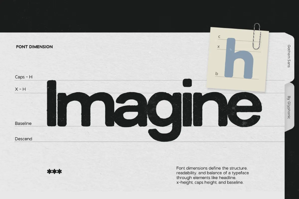 GC Godthem - Display Grunge Sans Font