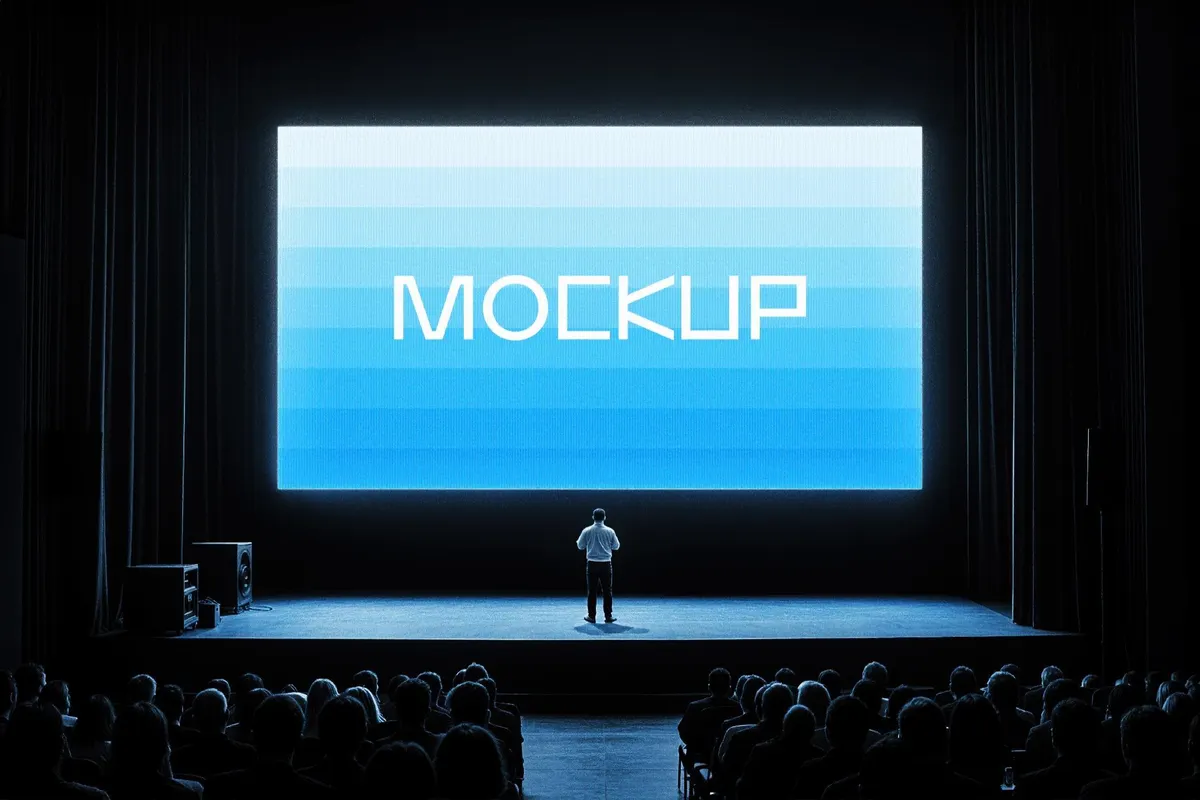 Stage Screen Mockup