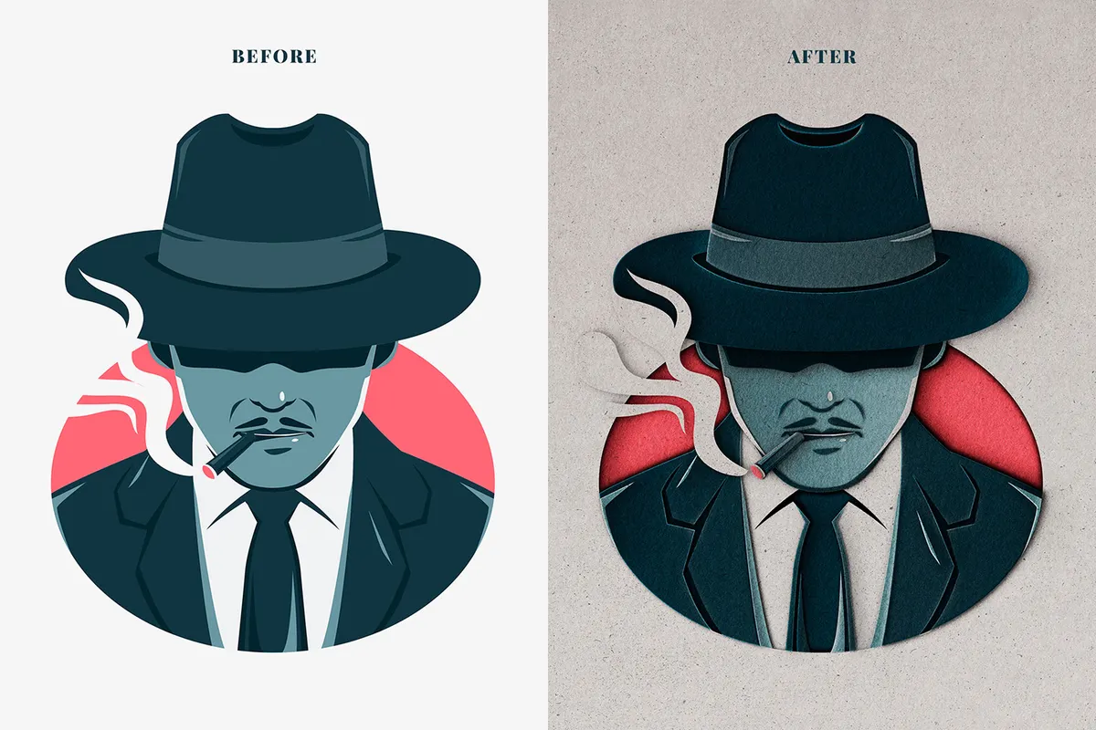 Scissors Wizard: Paper Cutout Effect