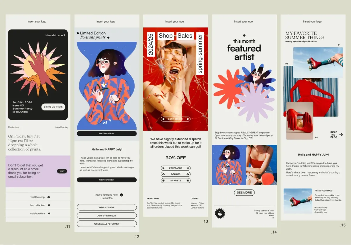 Liquorice Newsletter Templates