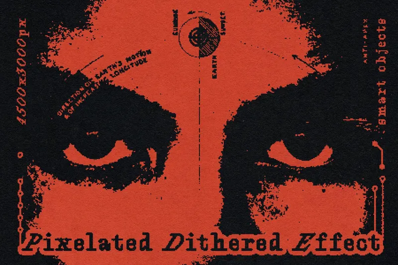 Pixelated Dithered Effect