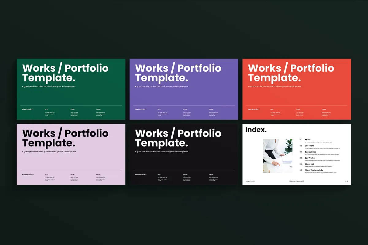 Graphic Design Portfolio Presentation Template