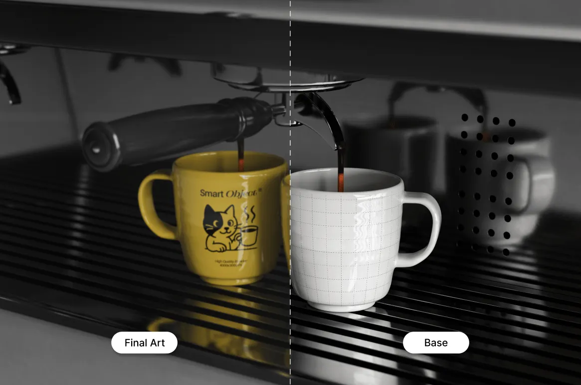 Espresso Coffee Mug Mockup