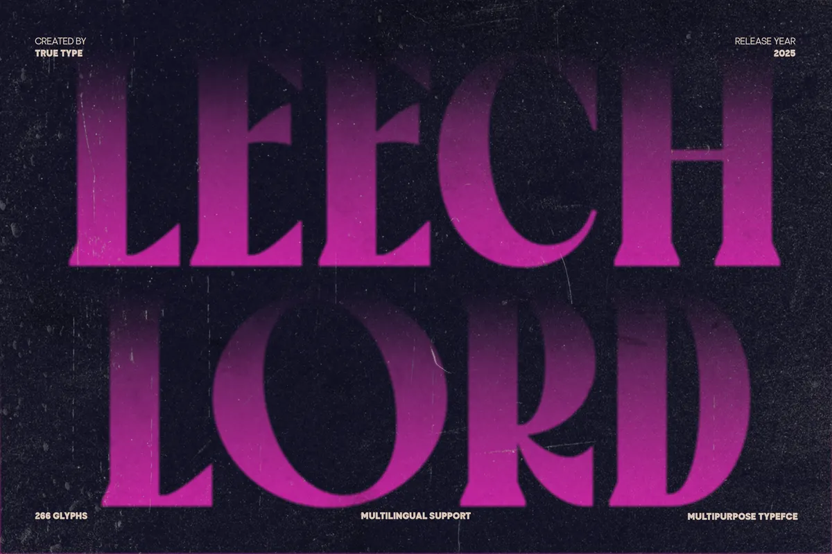 TRT Montero - Gothic Display Serif Font
